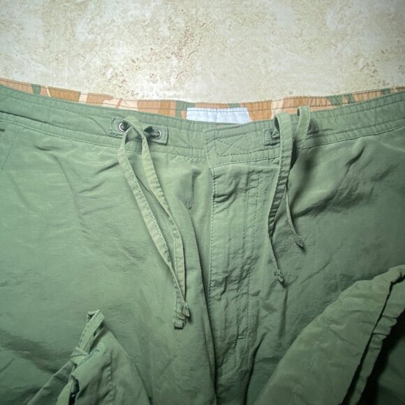 Women’s Pacific Girl Green Drawstring Streetwear Y2K Capri Pants X-Large - Picture 5 of 6